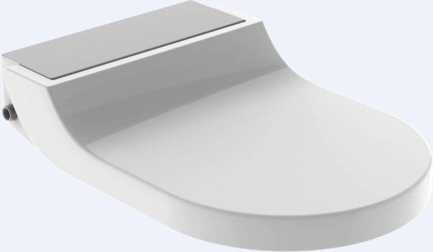 Geberit Aquaclean Tuma comfort zitting met onderdouche met rvs decorplaat wit