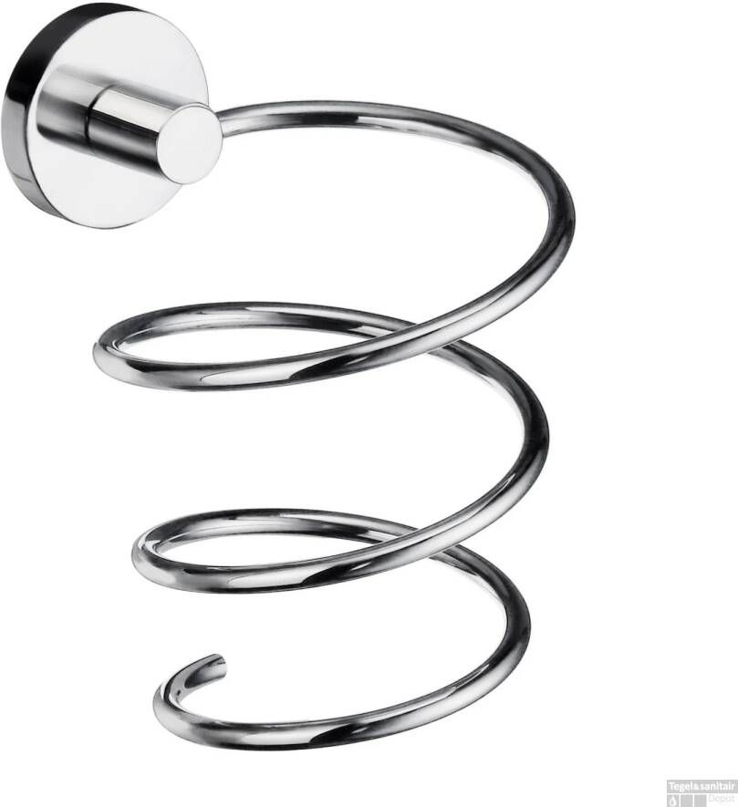 Smedbo Fohnhouder Home 4, 8x13, 9x15, 5 cm Chroom