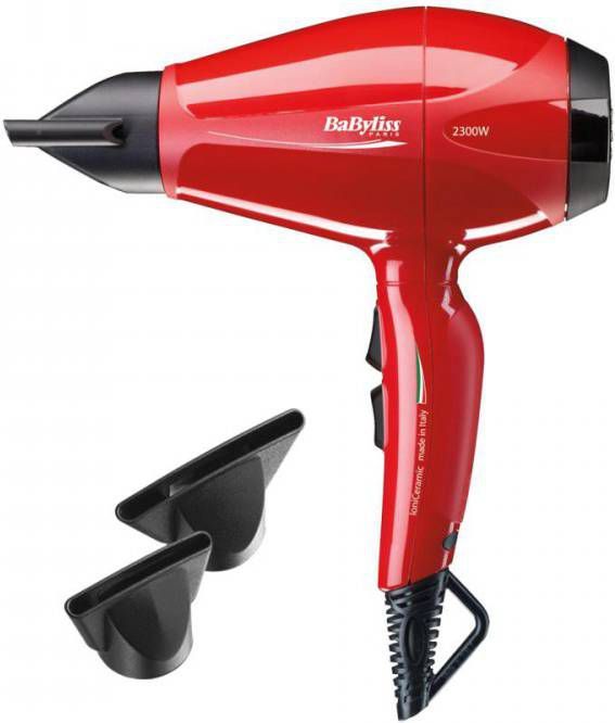 Babyliss 6615E Le Pro Ultimate Föhn Red Haardroger Zwart