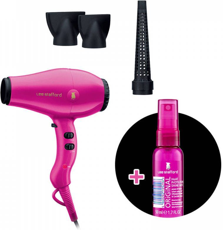 Lee Stafford Blow &apos, N Go Haardroger 1800w Met Mini Heat Protection Shine Mist