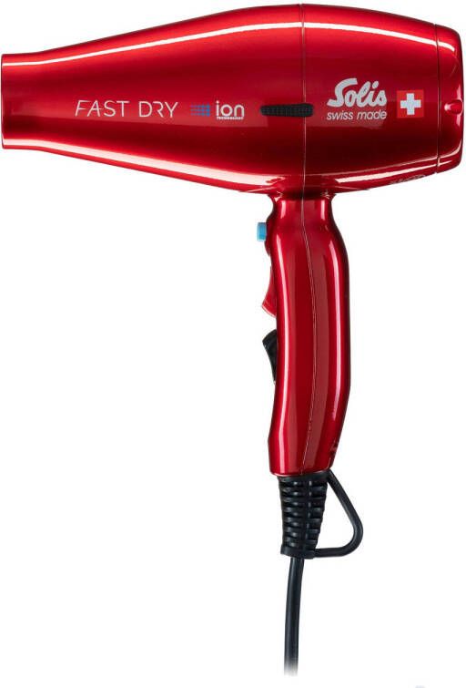 Solis Fast Dry 381 Föhn Haardroger Professional Rood