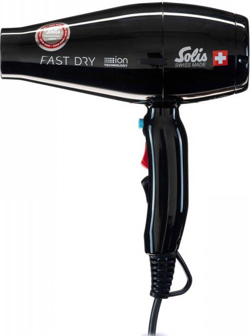Solis Fast Dry 381 Föhn Haardroger Professional Zwart