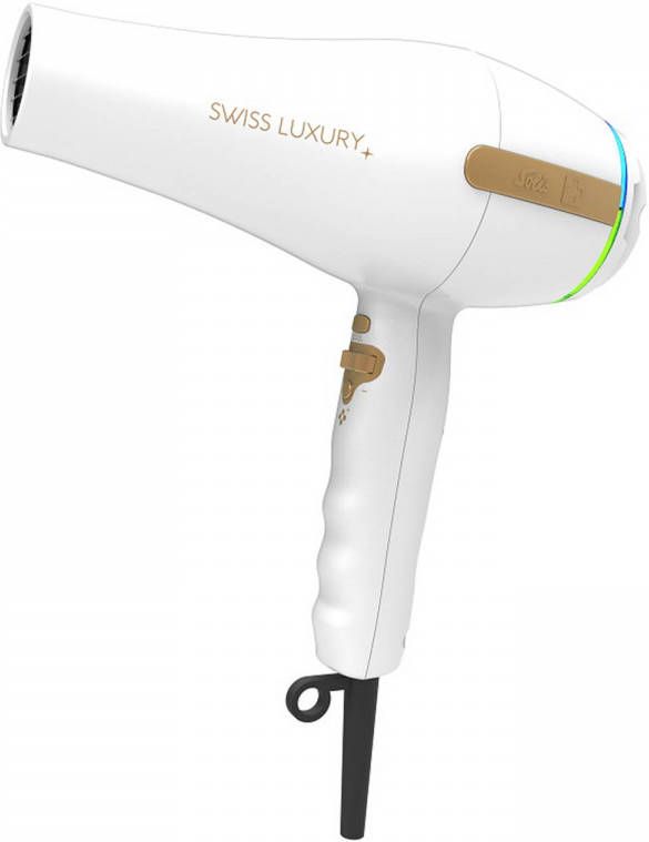 Solis Swiss Luxury 3800 Ionische Haardroger Föhn Wit