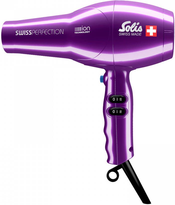 Solis Swiss Perfection 440 Föhn Ionische Haardroger Paars