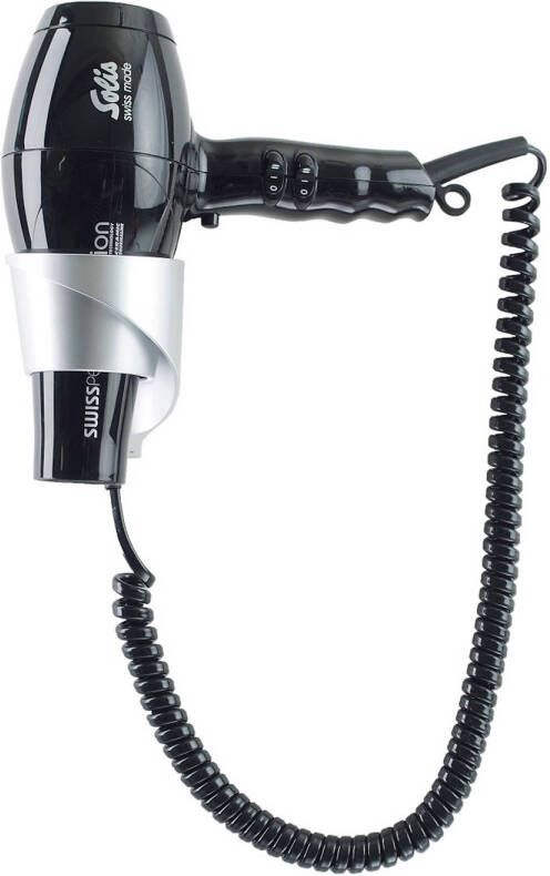 Solis Swiss Perfection Wall Mounted 443 Haardroger Föhn Zwart