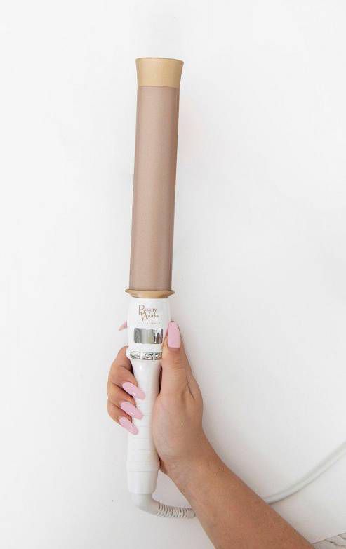 boohoo Beauty Works Flat Iron Curl Bar 38Mm, Goud