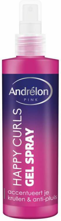 Andrelon Pink collection Happy Curls gel spray 6 x 200 ml