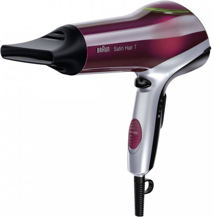 Braun HD770 Satin Hair 7 Diffuser + Colour saver Haardroger Rood