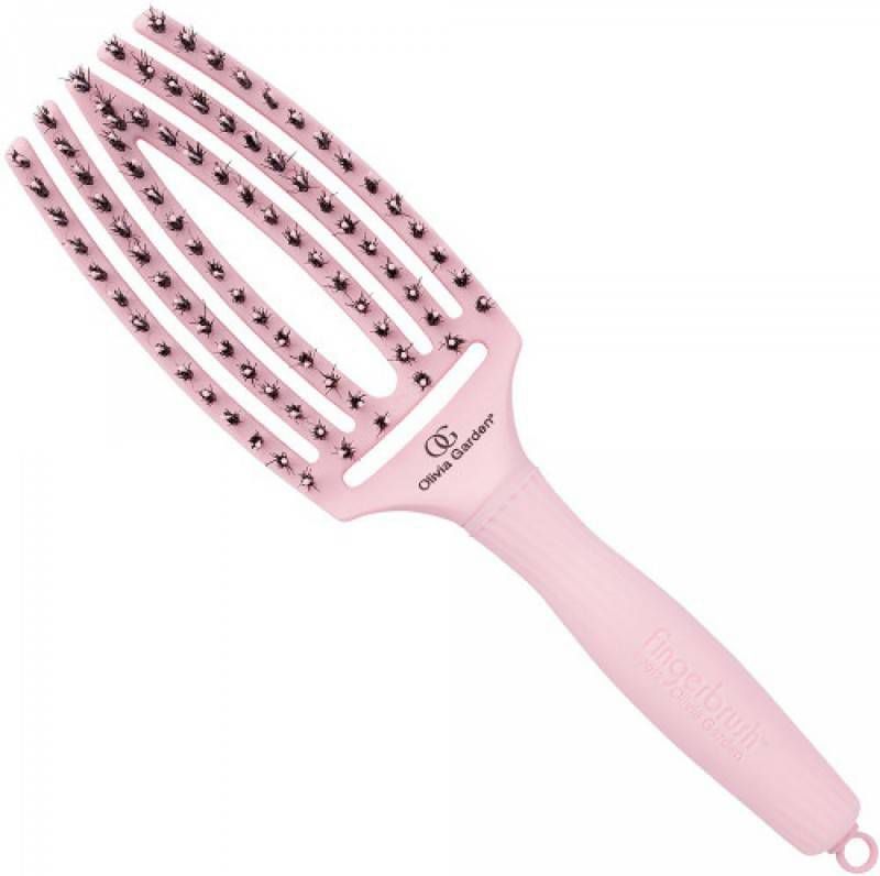 Olivia Garden FingerBrush Pastel Pink Edition Combo Medium