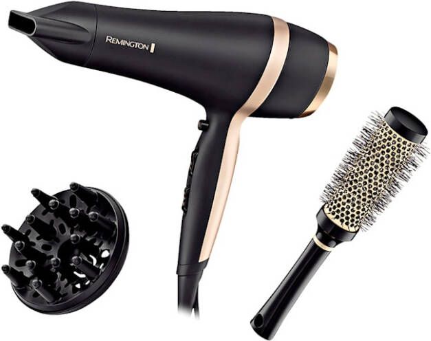 Remington Föhn Salon Smooth D6940GP Zwart/Goudkleur