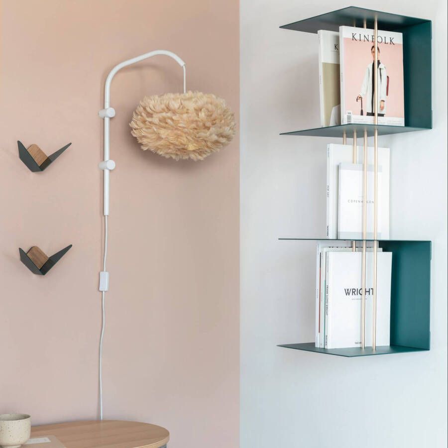 UMAGE Eos wandlamp Willow wit/lichtbruin