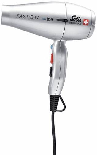 Solis Fast Dry 381 Föhn Haardroger Professional Zilver