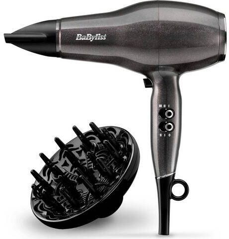Babyliss Haardroger 6490DE Platinum Diamond AC haardroger met super ionentechnologie