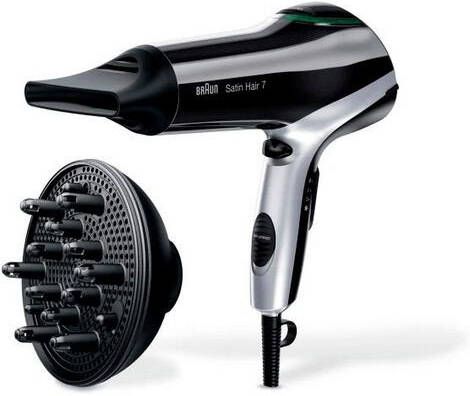 Braun HD730 Satin Hair 7 Diffuser Haardroger Zwart