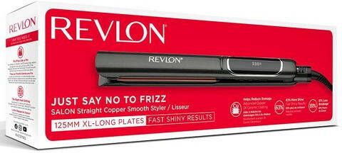 Revlon Straightener RVST2175 125 mm lange, afgeronde, beweegbare bladen in 10 seconden klaar voor inzet