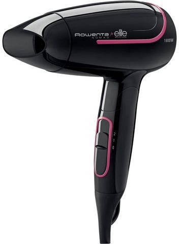 Rowenta Reisföhn CV3312 Reis haardroger Nomad elite, met omkeerbare Voltage(110 V en 220 V ), 1.600 W, 2 temperatuur -/snelheidsinstellingen