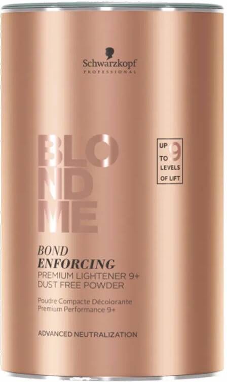 Schwarzkopf Blond Me Bond Enforcing Premium Lightener 9+ Dust Free Powder 450 gr