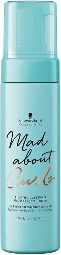 Schwarzkopf Mad About Curls Haarmousse Light Whipped Foam 150 ml.